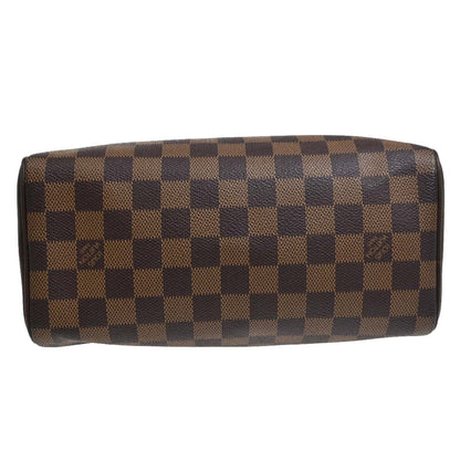 Louis Vuitton Triana Damier, Brown, Canvas, Handbag