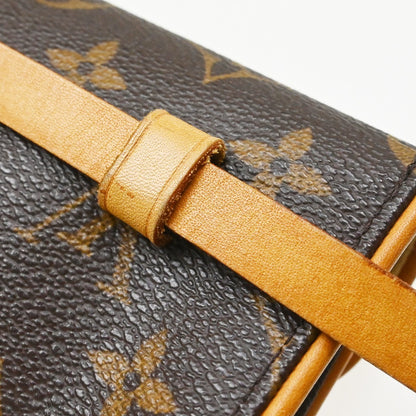 Louis Vuitton Florentine Pochette Damier, Brown, Canvas, Clutch