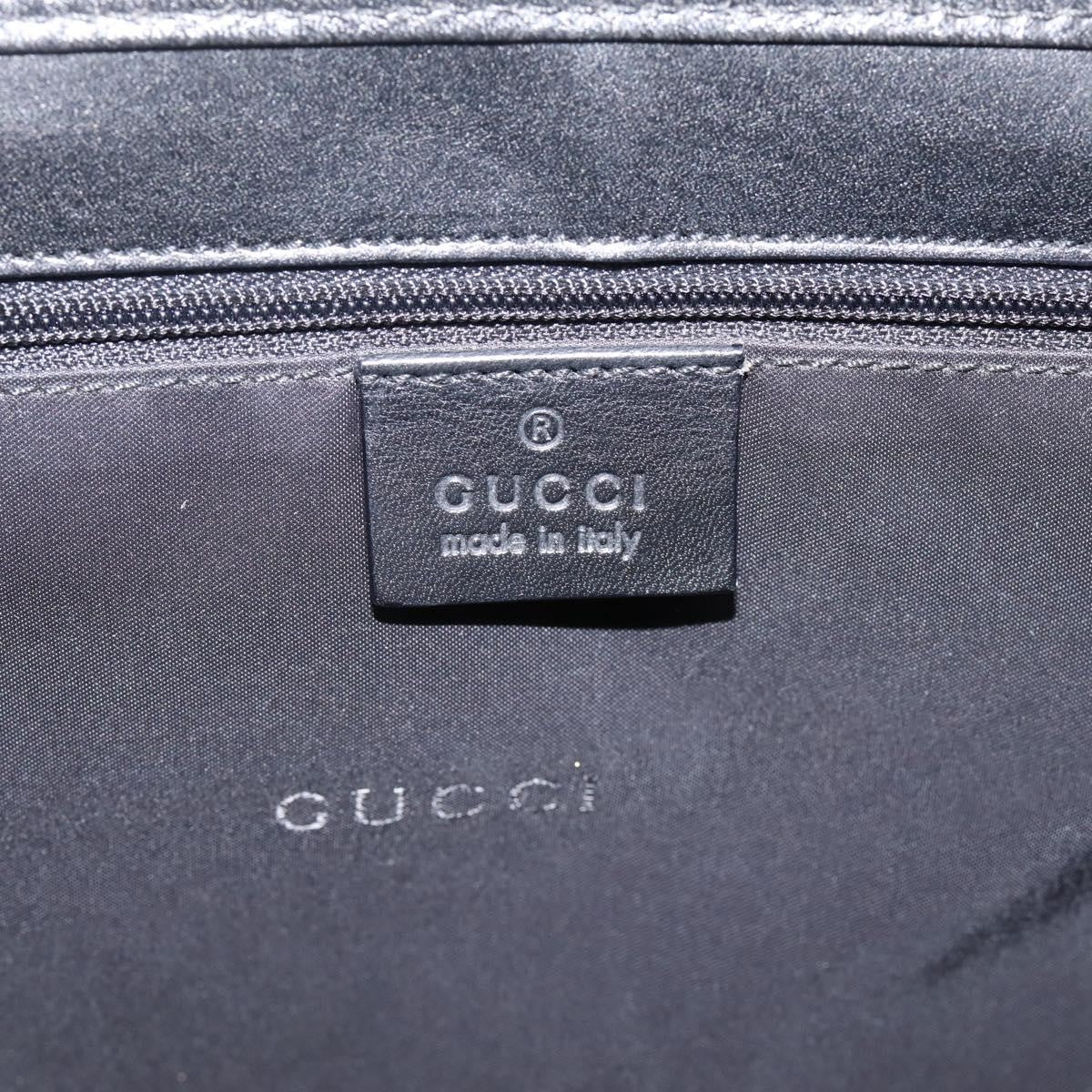 Gucci Jackie Canvas, Black, Canvas, Tote Bag