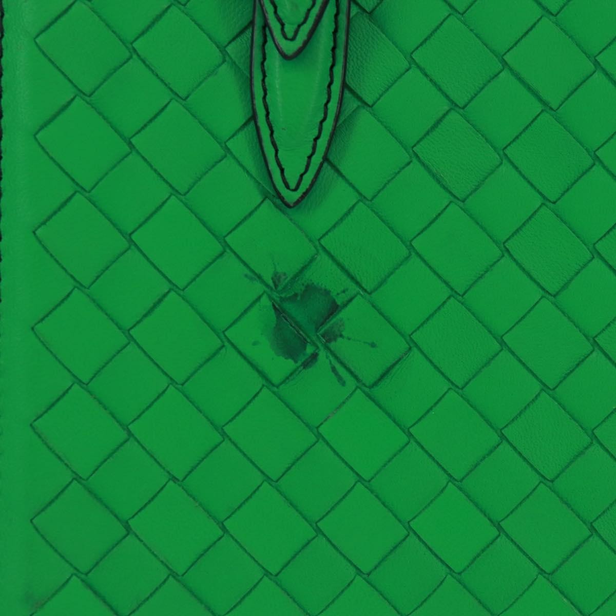 Bottega Veneta Intrecciato Leather, Green, Leather, Handbag