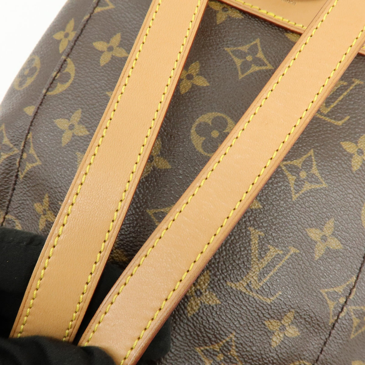 Louis Vuitton Vintage Montsouris Monogram Canvas, Brown, Canvas, Backpack