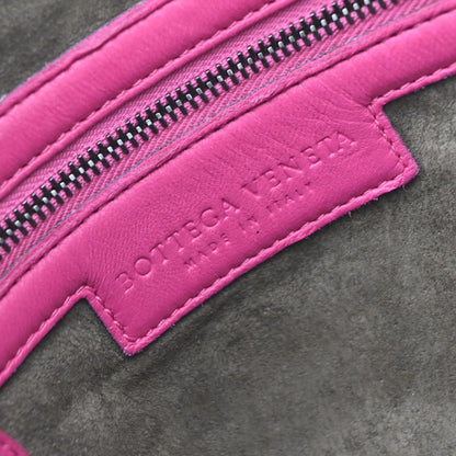 Bottega Veneta Nodini Intrecciato Nappa, Pink, Leather, Crossbody Bag