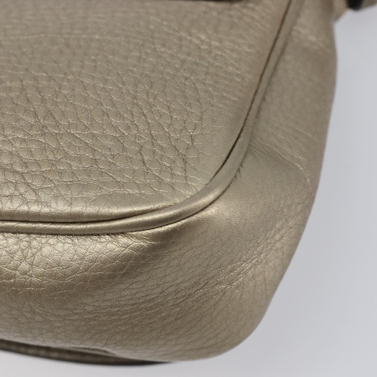 Gucci Soho Chain Leather, Gold, Leather, Crossbody Bag