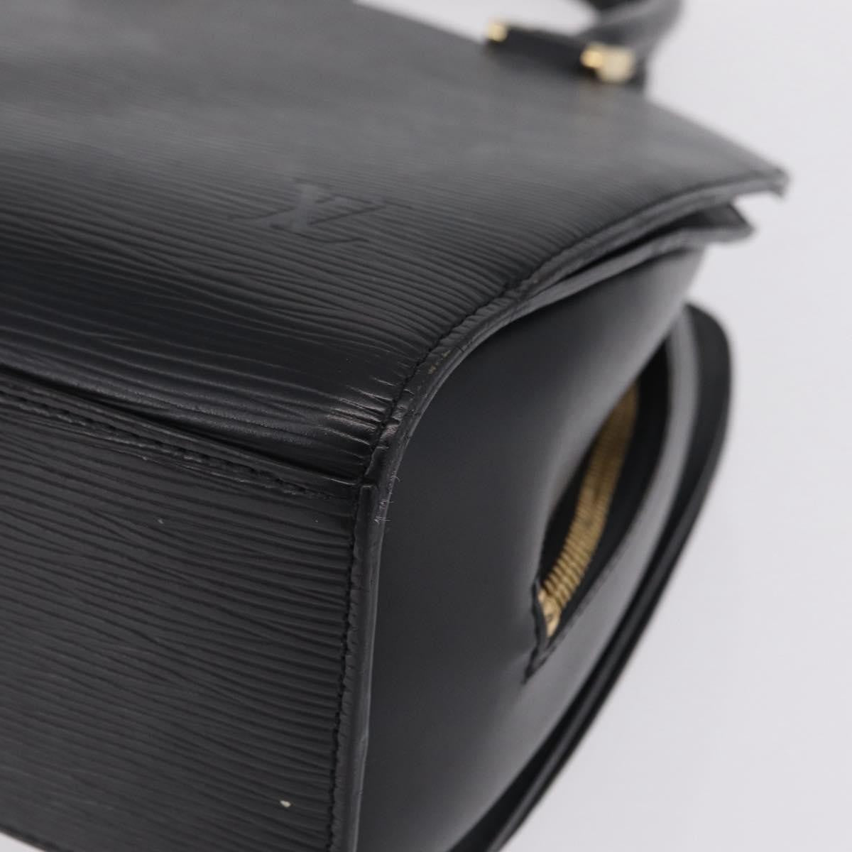Louis Vuitton Pont Neuf Epi Leather, Black, Leather, Handbag