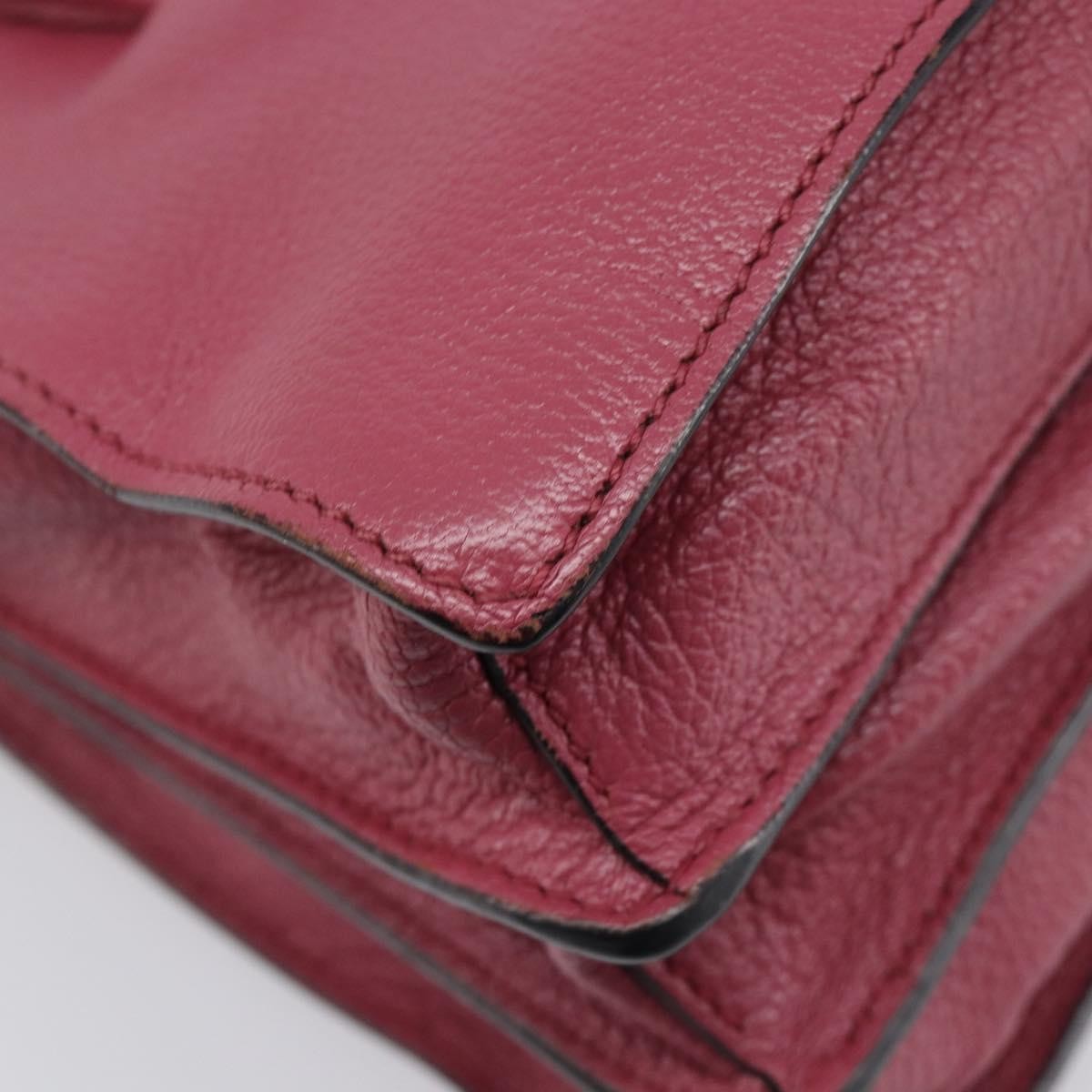 Miu Miu Madras Convertible Compartment Leather, Pink, Leather, Tote Bag