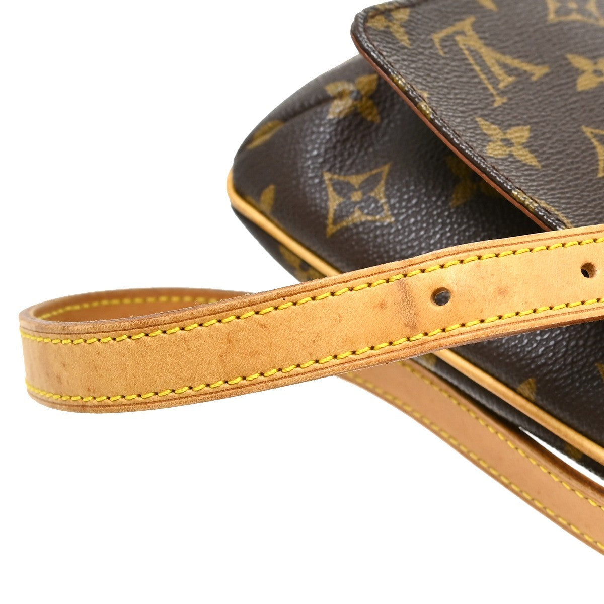 Louis Vuitton Musette Tango Monogram Canvas, Brown, Canvas, Shoulder Bag