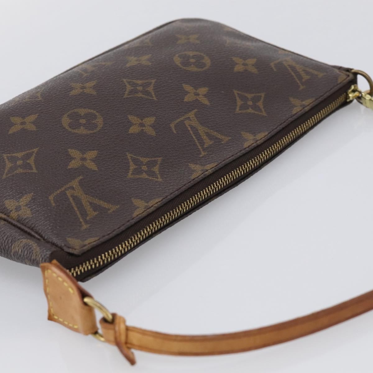 Louis Vuitton Pochette Accessoires NM Monogram Canvas, Brown, Canvas, Clutch