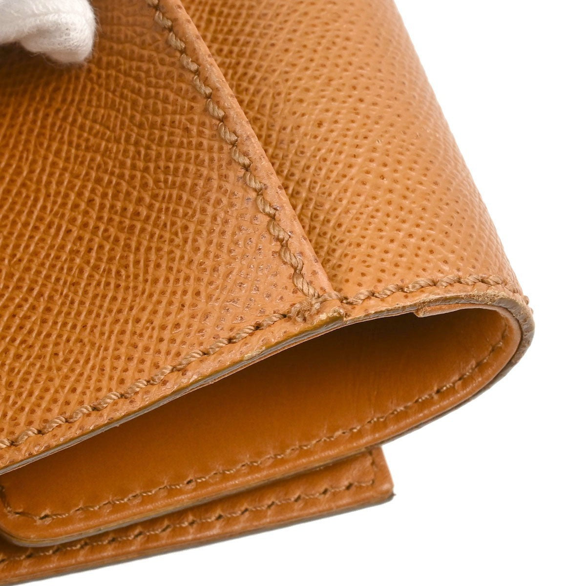 Chanel Trifold Caviar, Brown, Leather, Wallet