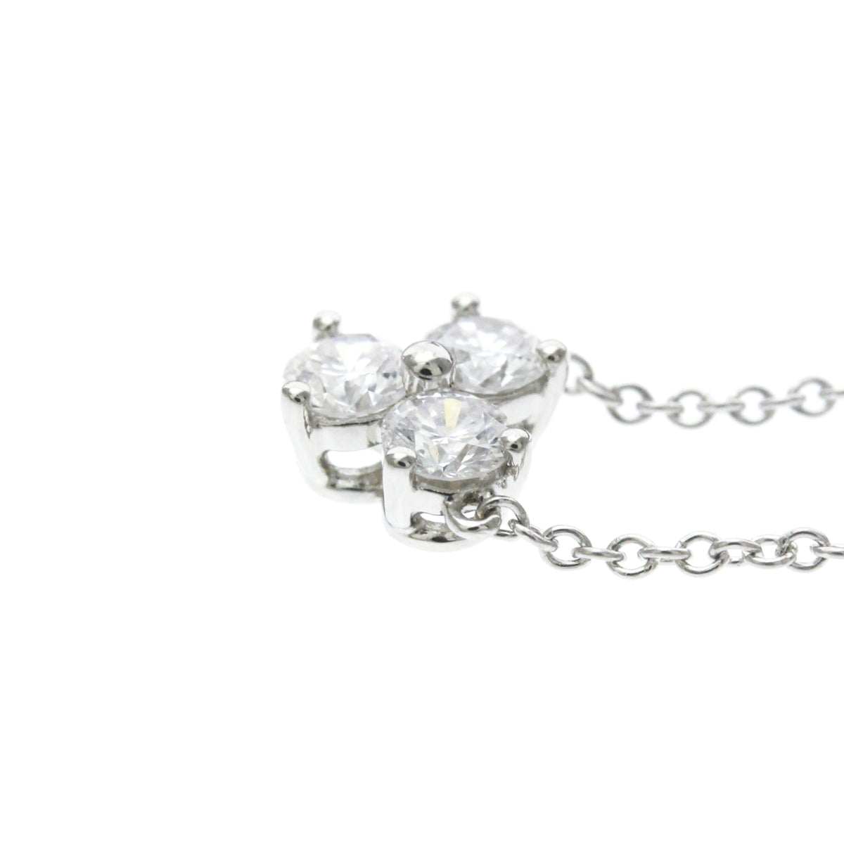 Tiffany & Co. Aria Pendant Platinum and Diamonds, Silver, Platinum, Necklace