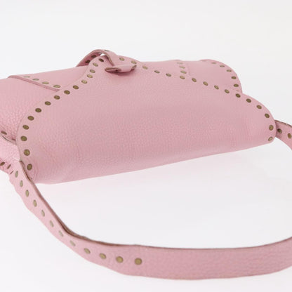 Celine Celine Evening Clutch Smooth Calfskin, PINK, LEATHER, Shoulder bag