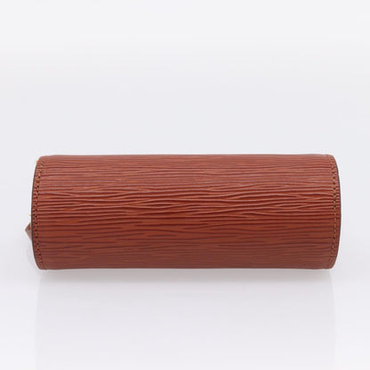 Louis Vuitton Soufflot Pochette Epi Leather, Brown, Leather, Clutch