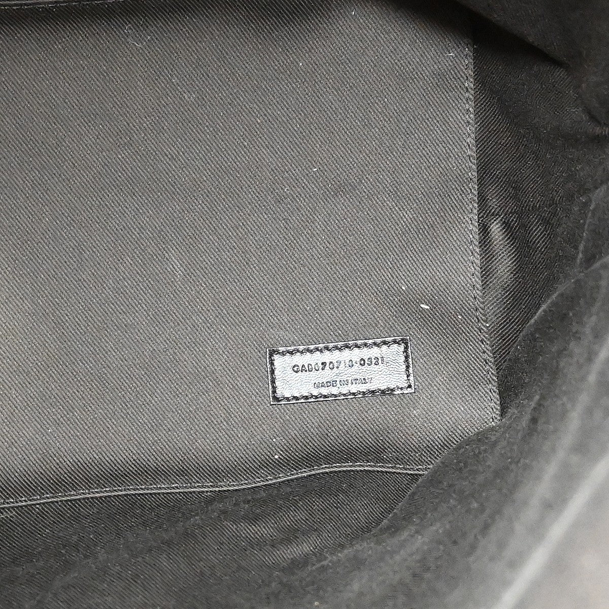 Saint Laurent Vintage Classic Monogram Drawstring Bucket Canvas, Brown, Canvas, Shoulder Bag