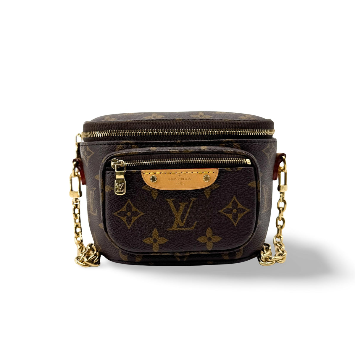 Louis Vuitton Bum Monogram Canvas, Brown, Canvas, Clutch