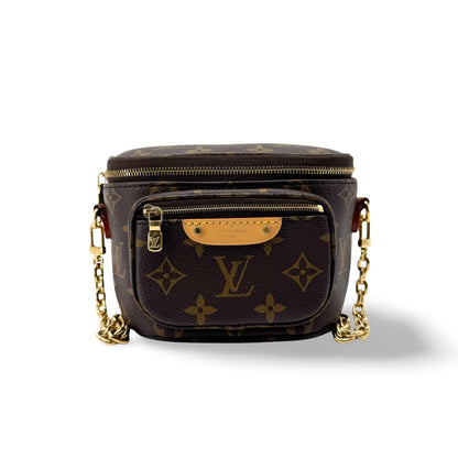 Louis Vuitton Bum Monogram Canvas, Brown, Canvas, Clutch