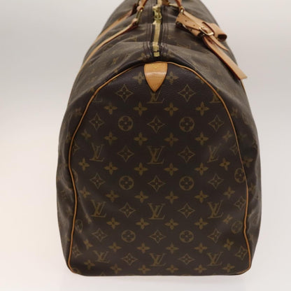 Louis Vuitton Keepall Bag Monogram Canvas, BROWN, CANVAS, Travel bag