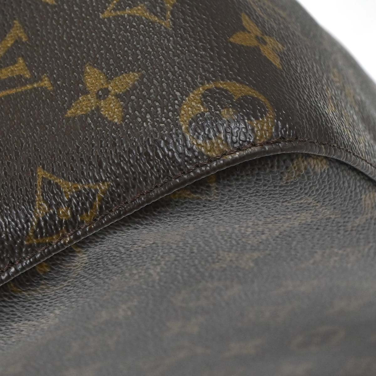 Louis Vuitton Looping Monogram Canvas, Brown, Canvas, Handbag