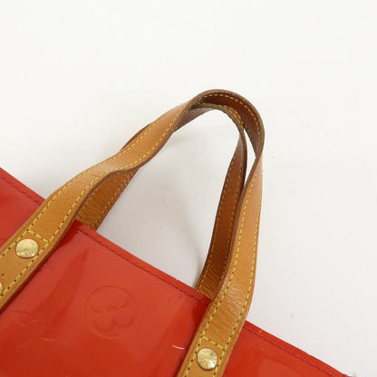 Louis Vuitton Reade Monogram Vernis, Red, Patent Leather, Handbag