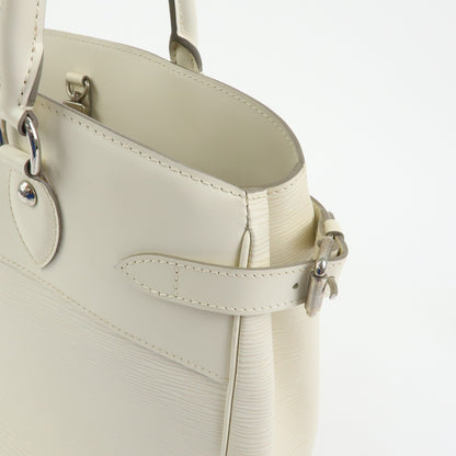 Louis Vuitton Passy Epi Leather, White, Leather, Tote Bag