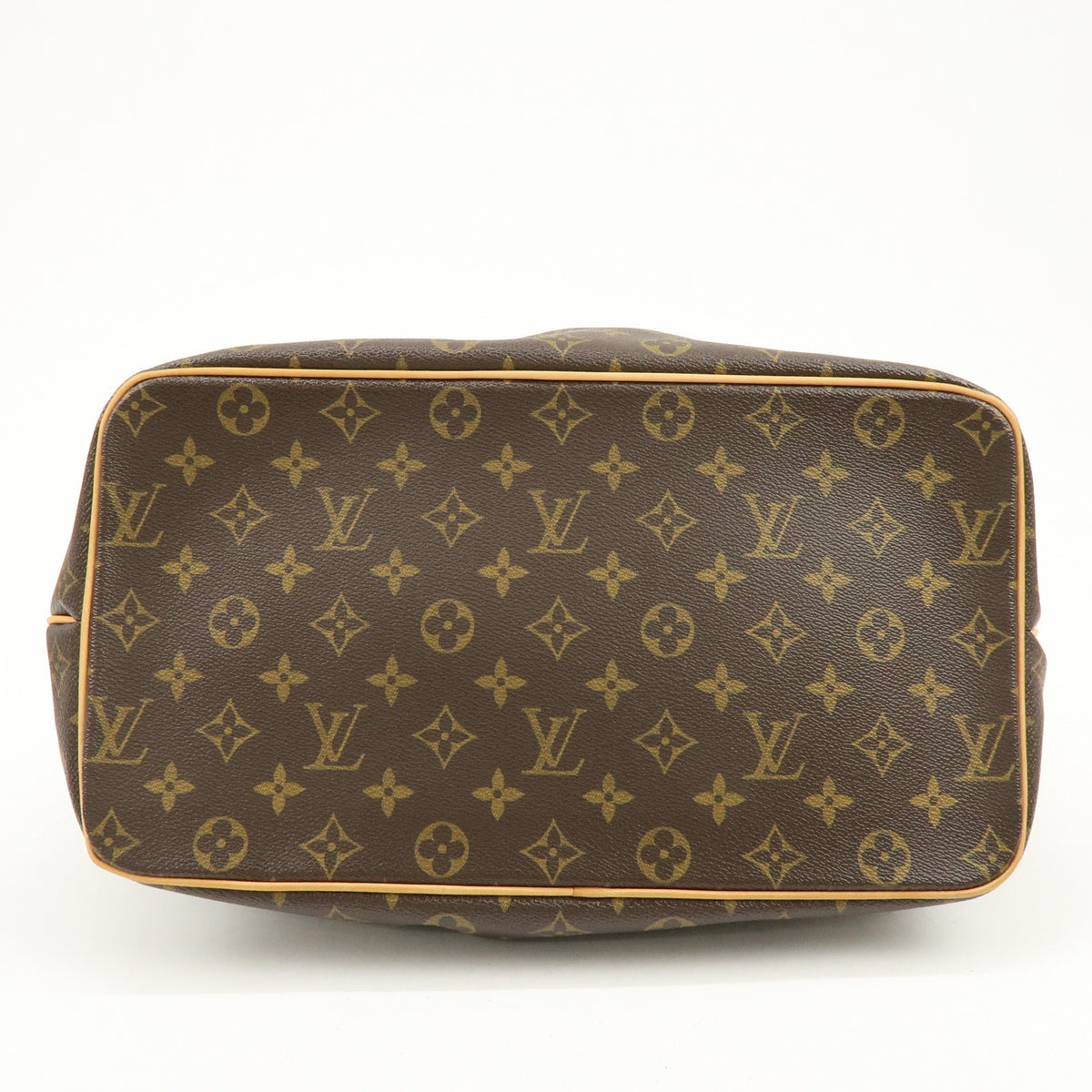 Louis Vuitton Palermo Monogram Canvas, Brown, Canvas, Handbag