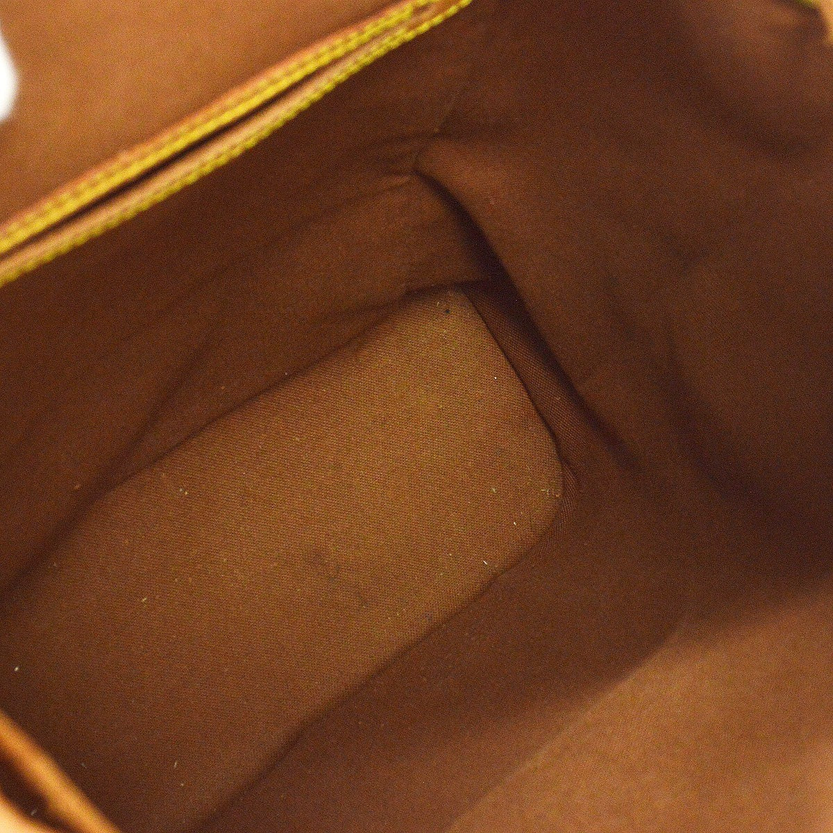 Louis Vuitton Vintage Montsouris Monogram Canvas, Brown, Canvas, Backpack