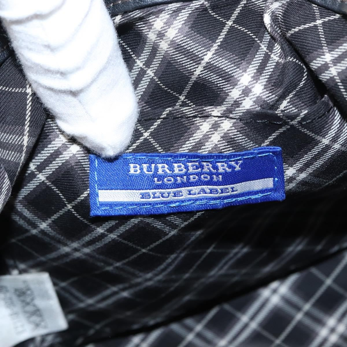 Burberry Blue Label Leather, Black, Leather, Shoulder Bag