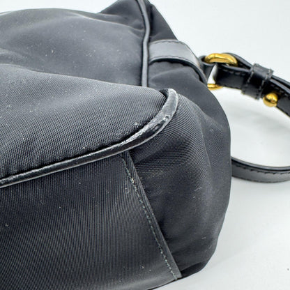 Prada Camera Tessuto, Black, Nylon, Crossbody Bag