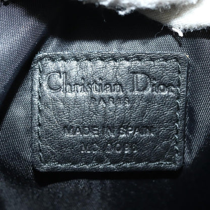 Christian Dior Vintage Street Chic Belt Diorissimo Canvas, Black, Canvas, Handbag