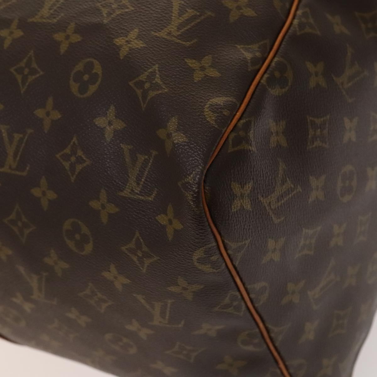 Louis Vuitton Keepall Bag Monogram Canvas, BROWN, CANVAS, Travel bag