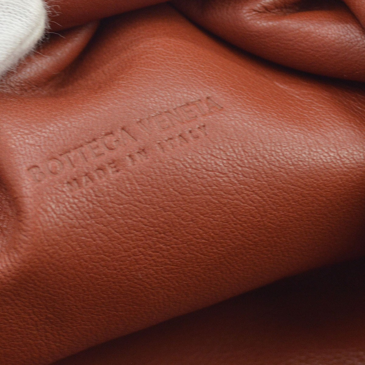 Bottega Veneta The Pouch Leather, Brown, Leather, Clutch