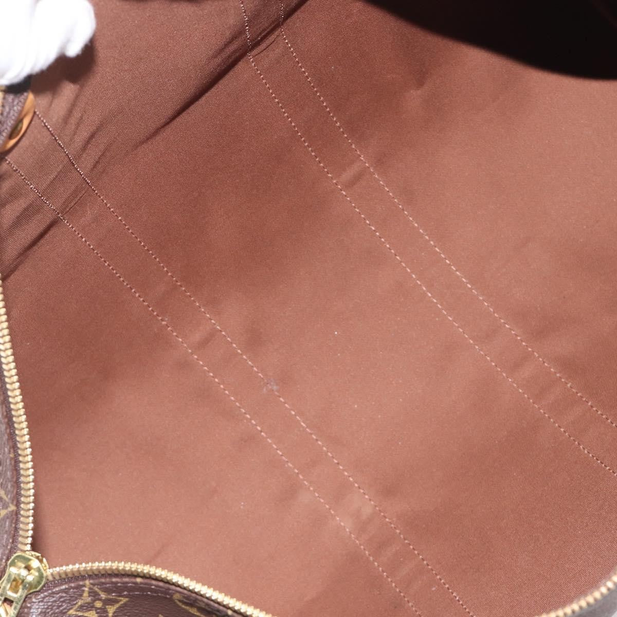 Louis Vuitton Keepall Bandouliere Monogram Canvas, Brown, Canvas, Travel Bag