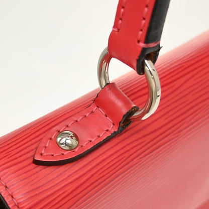 Louis Vuitton Cluny Top Handle Epi Leather, Red, Leather, Handbag