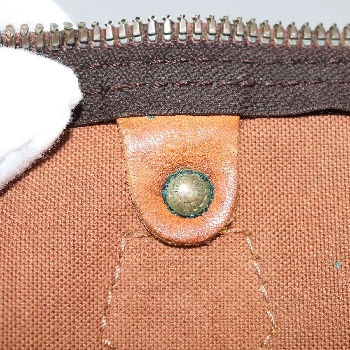 Louis Vuitton Speedy Handbag Monogram Canvas, BROWN, CANVAS, Handbag