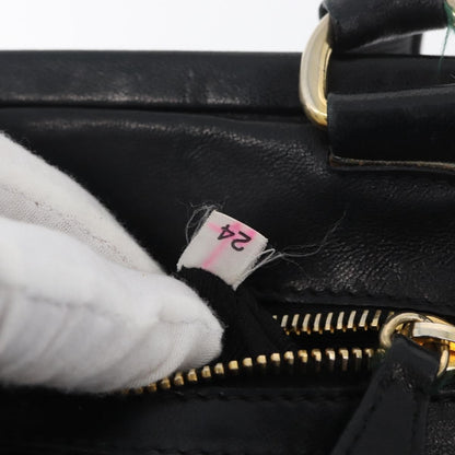 Prada Tote Leather, Black, Leather, Tote Bag
