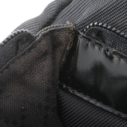 Gucci Sherry bamboo Nylon, Black, Nylon, Shoulder Bag