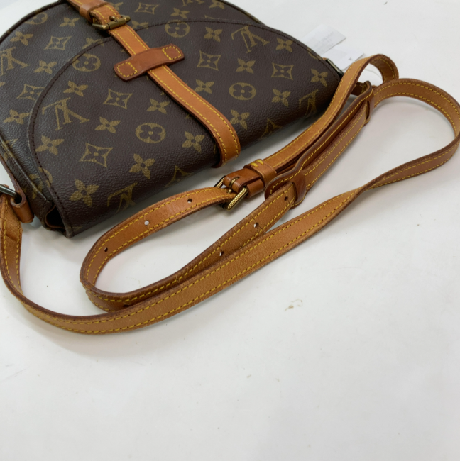 Louis Vuitton Chantilly Handbag Monogram Canvas, Brown, Canvas, Handbag