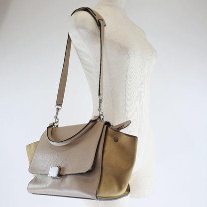 Céline Trapèze, Multicolour, Leather, handbag