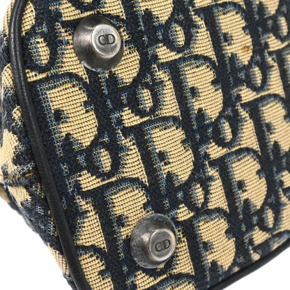 Christian Dior Vintage CD Satchel Diorissimo Canvas, Beige, Canvas, Handbag