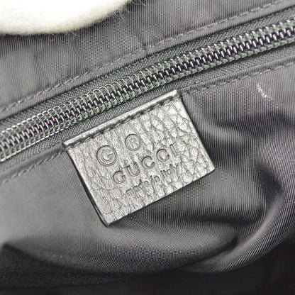 Gucci Buckle Messenger GG Canvas, Black, Canvas, Handbag