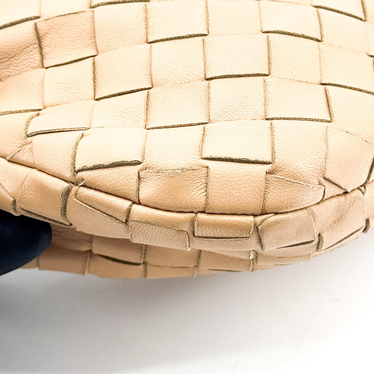 Bottega Veneta BV Jodie Hobo Intrecciato Nappa, Brown, Leather, Shoulder Bag