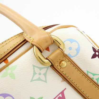 Louis Vuitton Priscilla Monogram Multicolor, White, Canvas, Handbag