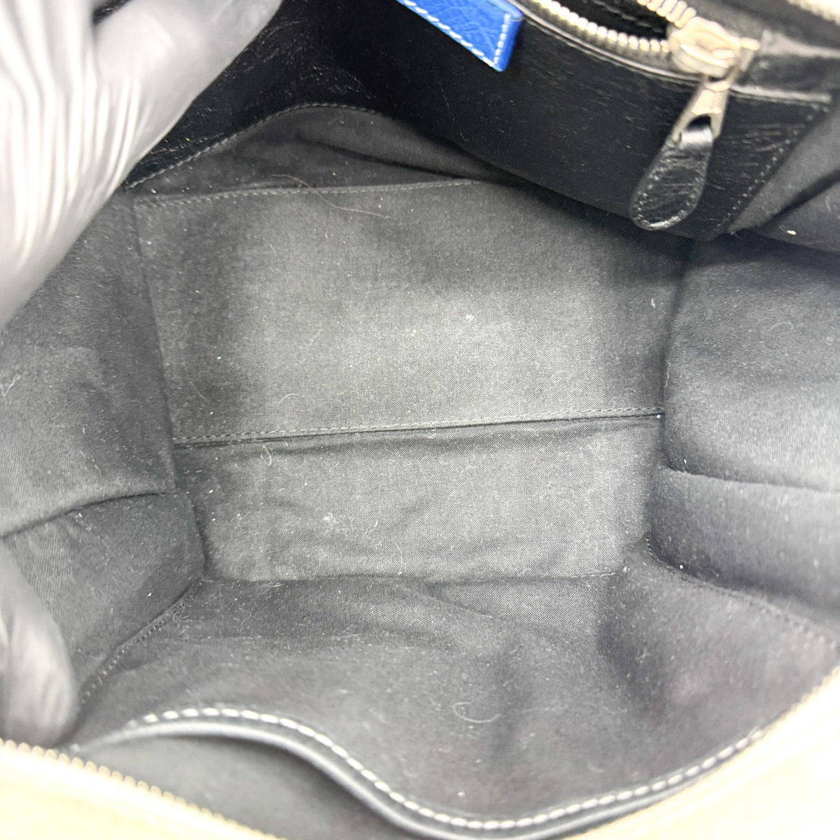 Balenciaga Bazar Striped Leather, Black, Leather, Tote Bag