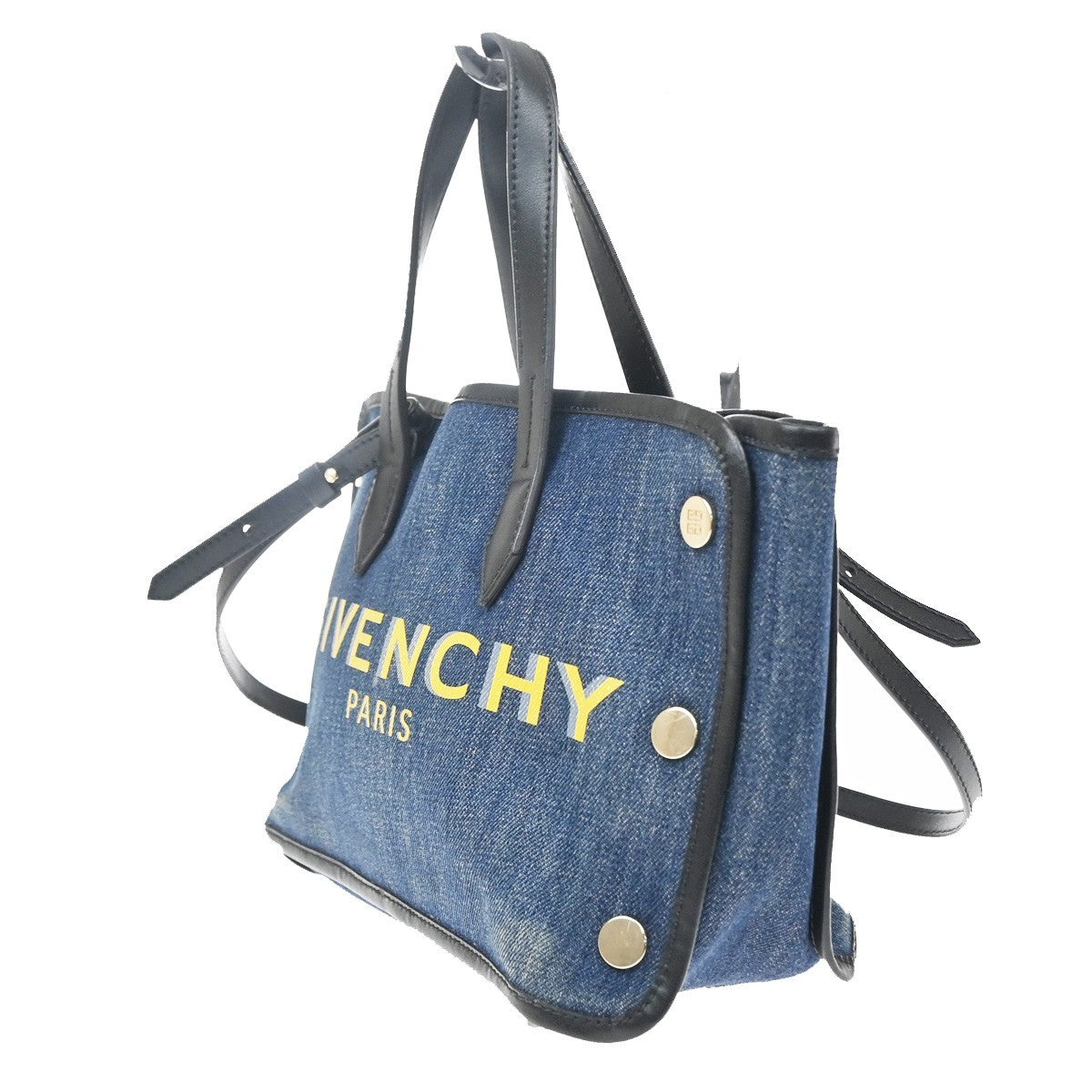 Givenchy Bond Shopper Denim, Blue, Denim, Tote Bag