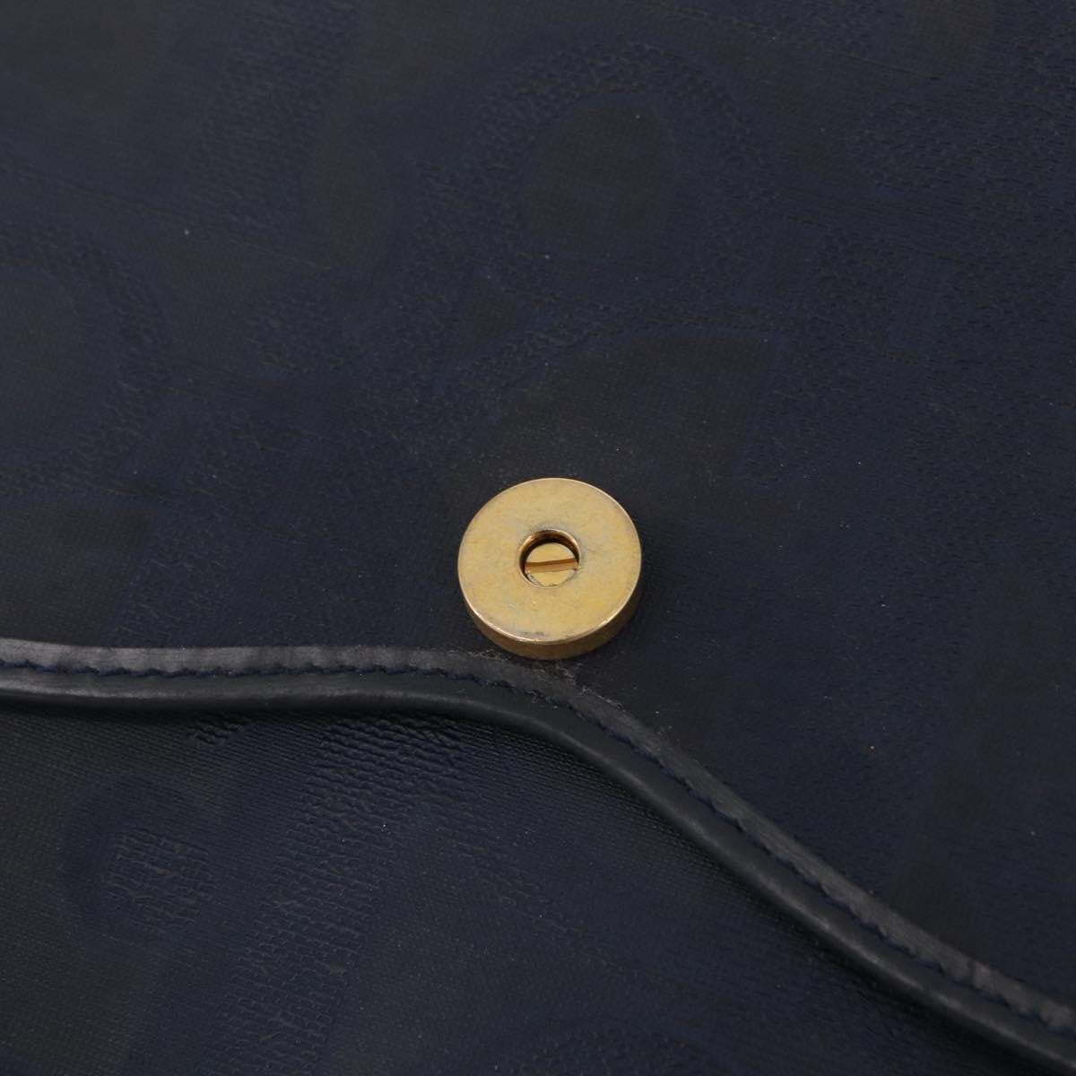 Christian Dior Trotter Canvas, Navy, Canvas, Handbag
