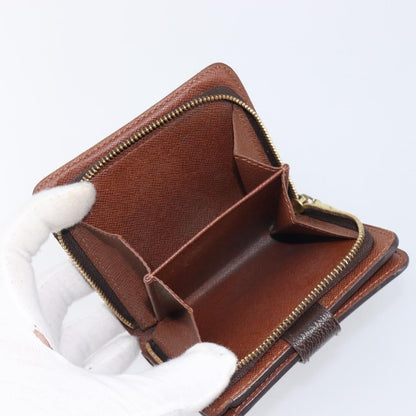 Louis Vuitton Compact Zippe Monogram Canvas, Brown, Canvas, Wallet