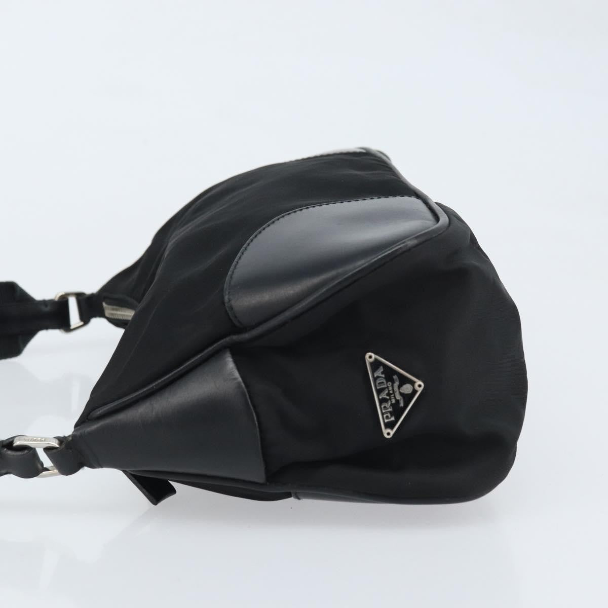 Prada Shoulder Tessuto, Black, Nylon, Shoulder Bag