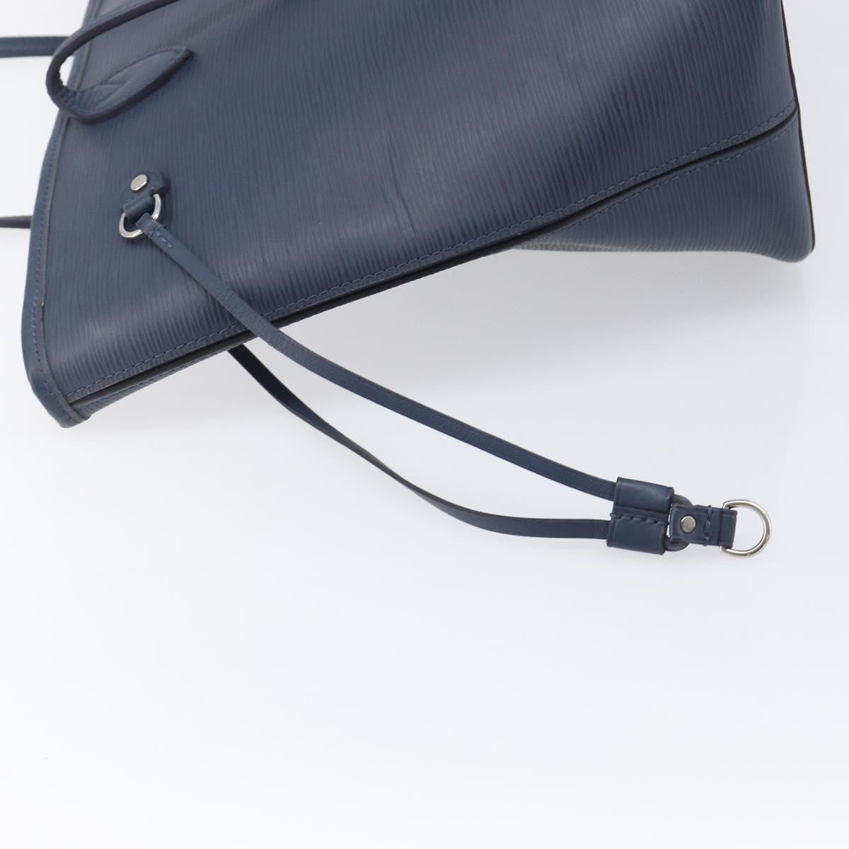 Louis Vuitton Neverfull Epi Leather, Blue, Leather, Tote Bag