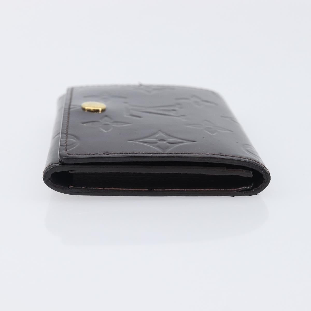 Louis Vuitton Elise Monogram Vernis, Burgundy, Patent Leather, Wallet