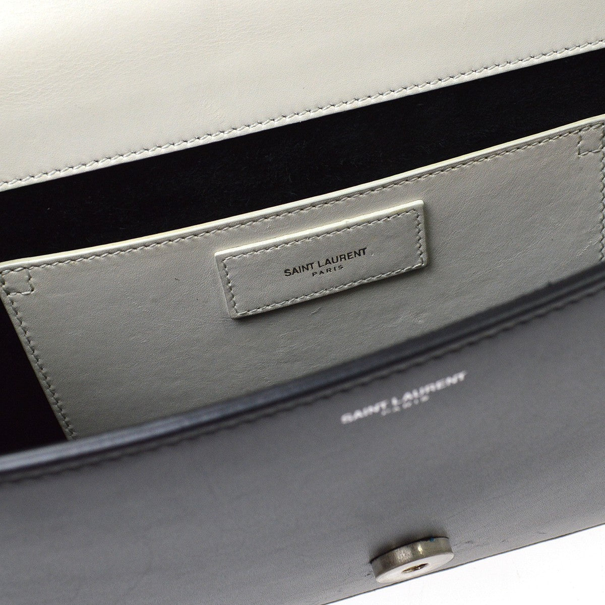 Saint Laurent Betty Leather, Black, Leather, Handbag