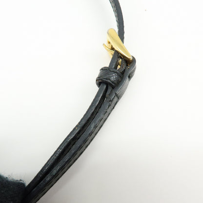 Prada Bow Camera Saffiano Leather, Black, Leather, Crossbody Bag