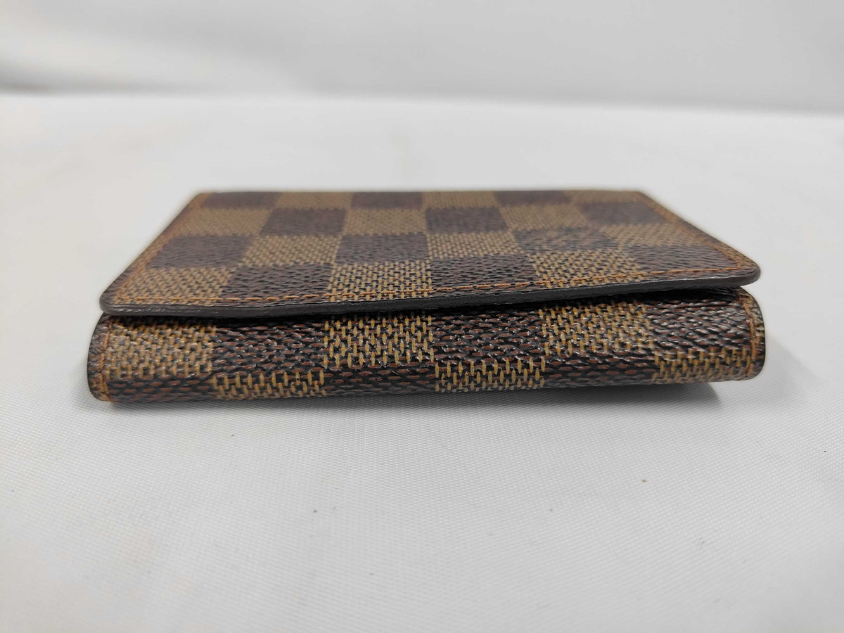 Louis Vuitton Envelope Business Card Holder Damier, Brown, Canvas, Card Holder